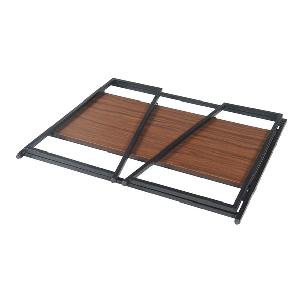 Klapbord Ringerike 104,5x53x85,5cm sort/valnød [en.casa].