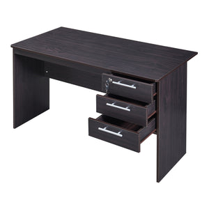 Skrivebord Ragunda med 3 skuffer [en.casa]