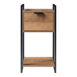 Sidebord Namsskogan 62x33x32cm valnøddetræ-look [en.casa]