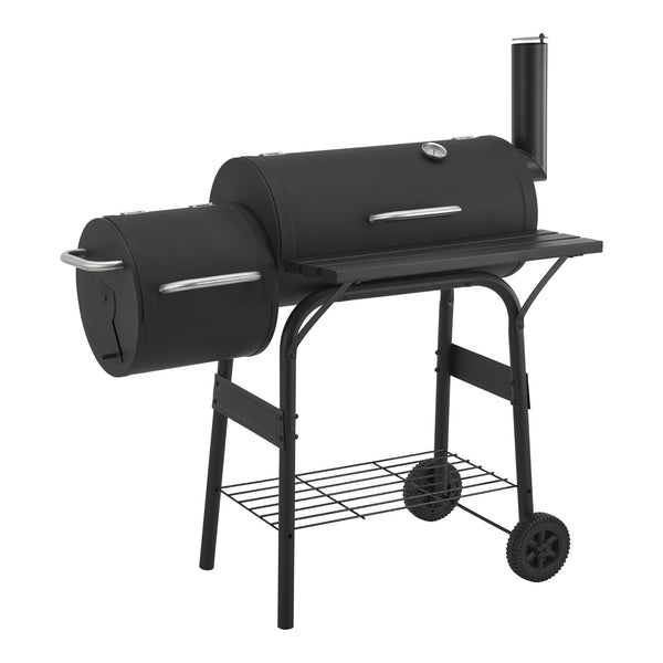 Ryge- og grillvogn Arielli 115x110x64cm sort [casa.pro].