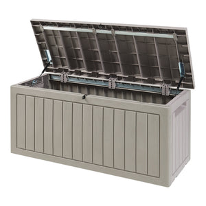 Opbevaringsboks Filetto 124x52,5x57 cm Beige [casa.pro]