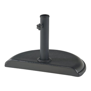 Parasolstander Bisenti beton 45x29x4,5 cm sort 10 kg [casa.pro]