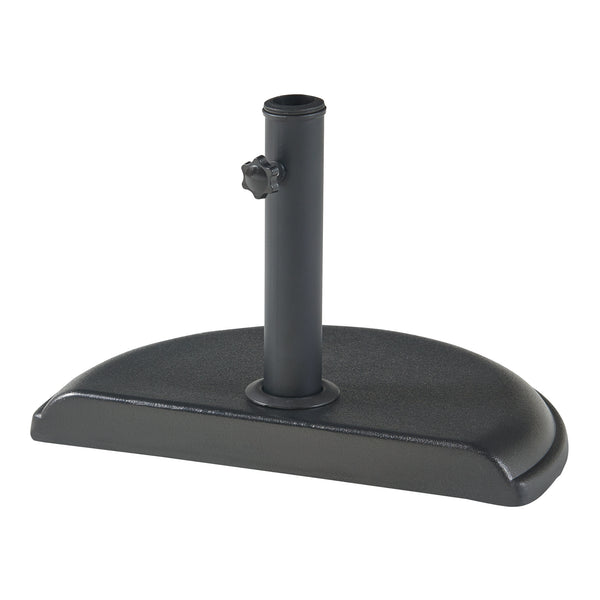 Parasolstander Bisenti beton 45x29x4,5 cm sort 10 kg [casa.pro]