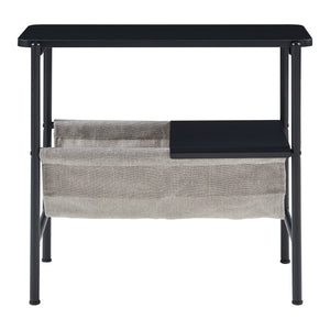 Sidebord Samnanger 60x28x53cm Sort [en.casa]