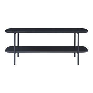 Tv-bord Samnanger 120x40x45 cm Sort [en.casa]