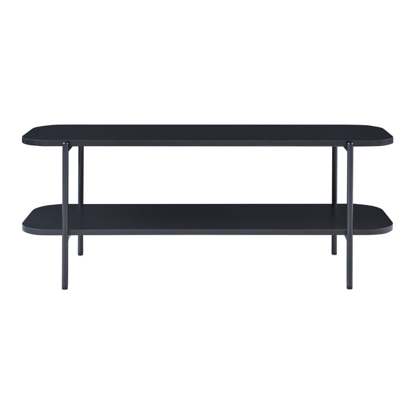 Tv-bord Samnanger 120x40x45 cm Sort [en.casa]
