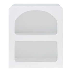 Sidebord Vågå 45x40x30 cm Hvid [en.casa]