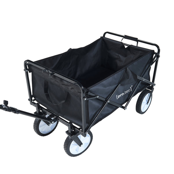 Bollerwagen Stenlille 84x55 cm maks. 80 kg Sort [pro.tec]