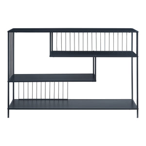 Konsolbord Oxelösund 120x33x80 cm Sort [en.casa]