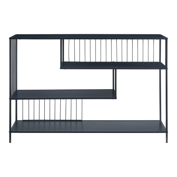Konsolbord Oxelösund 120x33x80 cm Sort [en.casa]