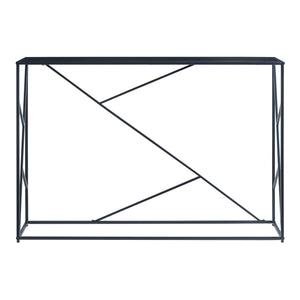 Konsolbord Rättvik 120x30x80 cm Sort [en.casa]