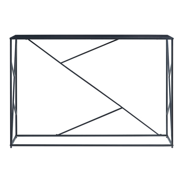 Konsolbord Rättvik 120x30x80 cm Sort [en.casa]