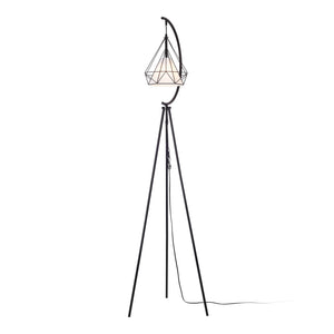 Gulvlampe Austell Metal 171cm Sort/Hvid [lux.pro]