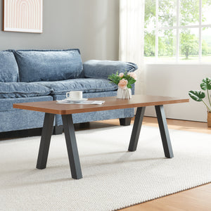 Bordstel 2 stk. sæt Mariager 42x40cm Sort [en.casa]