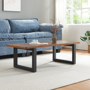 Bordstel 2 stk. sæt Lunderskov 35x50cm Sort [en.casa]