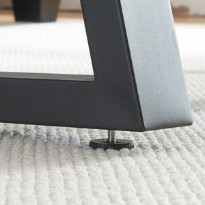 Bordstel sæt med 2 Lyngby 72x55/70cm sort [en.casa].