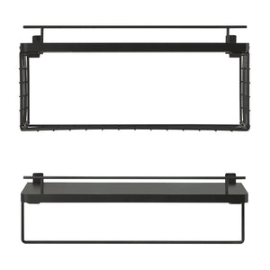 Væghylde Vik sæt med 2 sorte [en.casa].