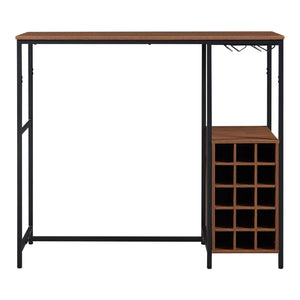 Bartisch Trøndelag 120x40x105 cm med vinreol til 15 flasker [en.casa]
