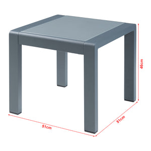 Udendørs lænestol med bord Avise Aluminium [casa.pro]