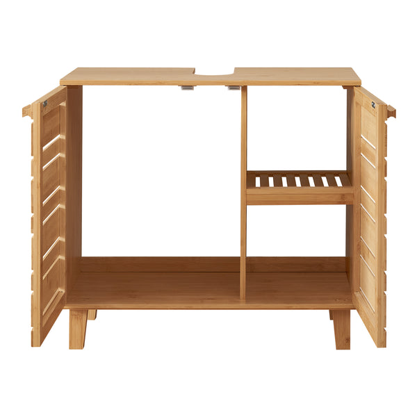 Epind 60x66x30 cm underskab i naturlig bambus [en.casa]