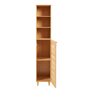 Høj enhed Epind 180x33x30 cm bambus [en.casa]