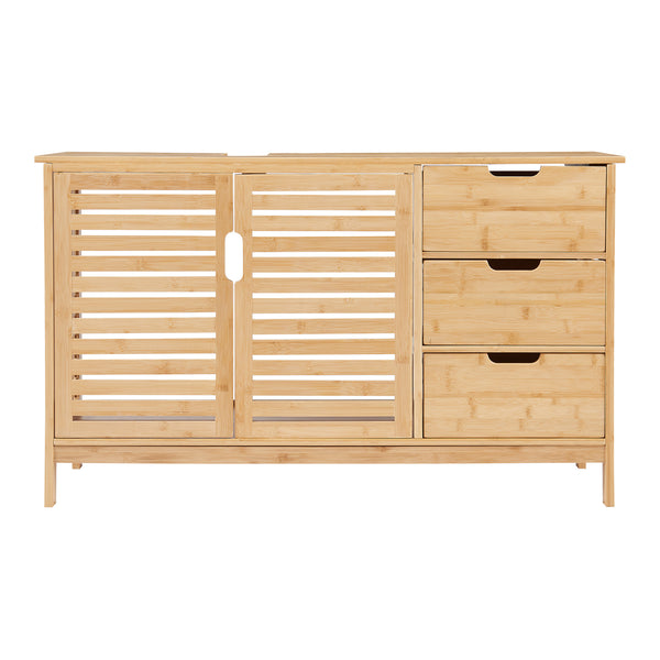 Boksereys 60x100x35 cm underskab i naturlig bambus [en.casa]