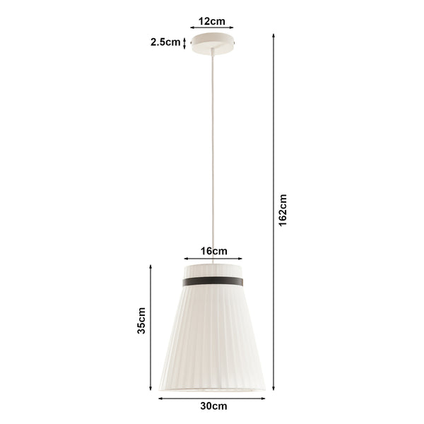 Broughton pendellampe hvid [lux.pro]
