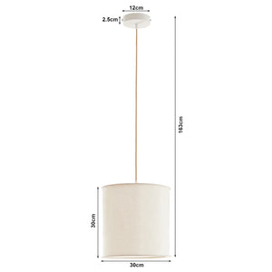 Pendellampe Buckley Hvid [lux.pro]