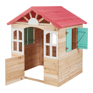 Legehus til børn Lulä legehytte 130x115x101 cm træ [casa.pro]