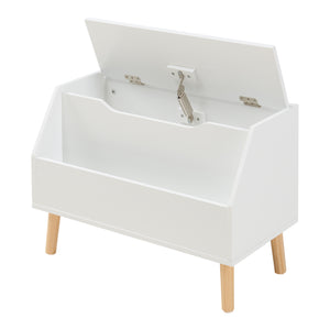 Legetøjskasse Aavanrar 60x30x43 cm Hvid [en.casa]