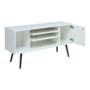 TV-skab Vare 130x40x66 cm hvid [en.casa]