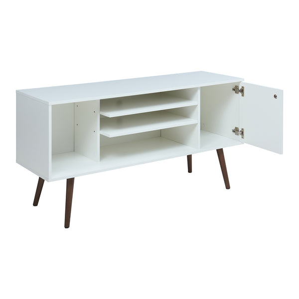 TV-skab Vare 130x40x66 cm hvid [en.casa]