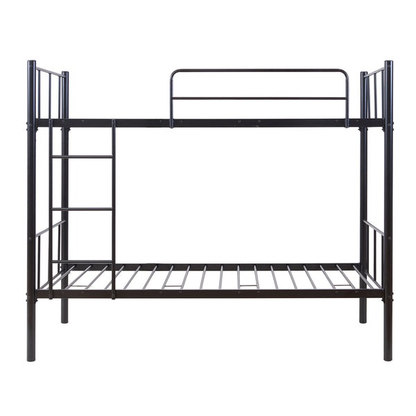 Berimma køjeseng i metal 90x200 cm sort [en.casa]