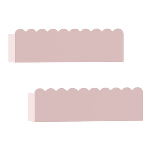 Væghylde til børn sæt med 2 Vestnes 40x10x10 cm Candyfloss [en.casa]
