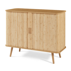 Skab ved siden af Nordkapp 100x40x80 cm bambus [en.casa]