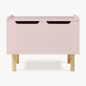 Legetøjskasse Virer 60x40x45 cm Rosa [en.casa]