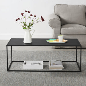 [en.casa]® Sidebord - aflastningsbord - metal - ridsefast - sort - vælg model