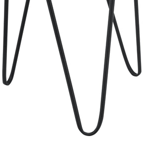 [casa.pro]® Plantestativ sæt - 2 stk. - med indbyggede krukker - 48x25cm - 70,5x32cm - Metal / sort