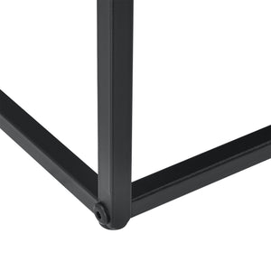 [en.casa]® Sofabord / Sideboard Ulla-metal-47x100x50cm-modstandsdygtig mod ridser-sort-matt