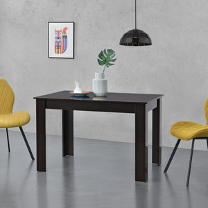 Spisebord Skien 117x76x74 cm valnøddelook højglans en.casa