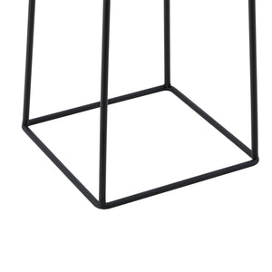 Urtepotteskjuler titmouse 2-delt sort-guld farvet en.casa