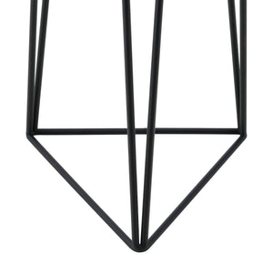 Urtepottestativ Menen 2-delt sort-guld farvet en.casa