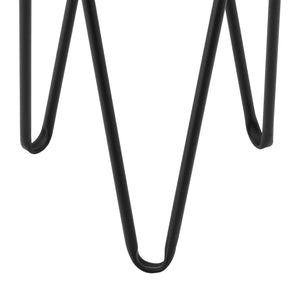 Urtepottestativ Marchin 2-delt sort-guldfarvet en.casa