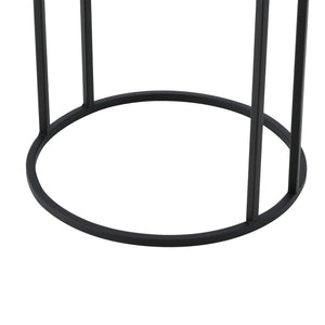 Urtepottestativ Malmedy 2-delt sort-guldfarvet en.casa