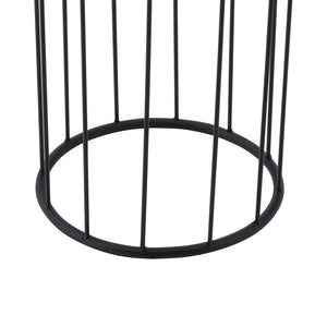 Urtepottestativ Maaseik 2-delt sort-guldfarvet en.casa