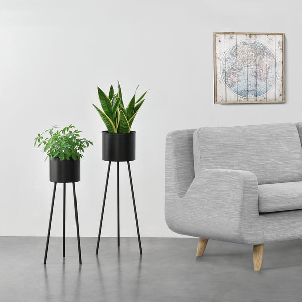 Dalhem plantestativ sæt med 2 sorte en.casa