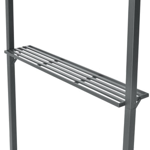 Grillpavillon Parga 250x241x151cm mørkegrå en.casa