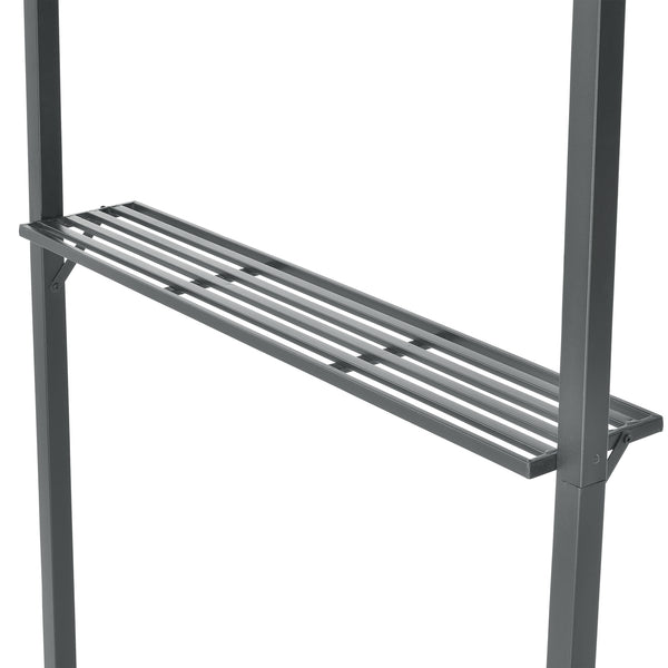 Grillpavillon Parga 250x241x151cm mørkegrå en.casa