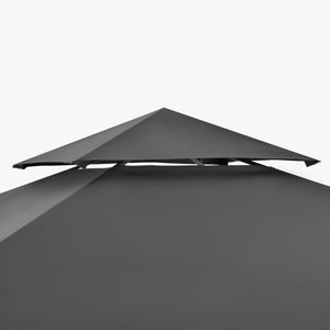 Grillpavillon Parga 250x241x151cm mørkegrå en.casa