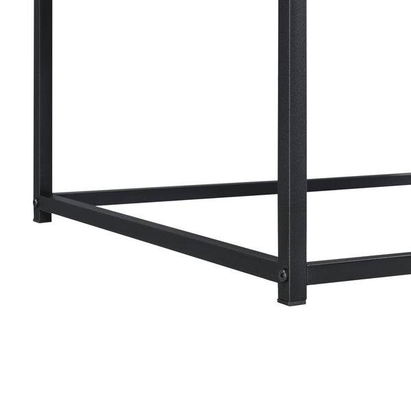 Sofabord Esbjerg 100x55x45cm Mørkt træ en.casa